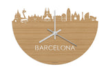 Skyline Klok Barcelona Bamboe