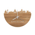 Skyline Klok Barcelona Eiken