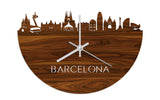 Skyline Klok Barcelona Palissander
