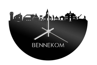 Skyline Clock Bennekom Black Glossy