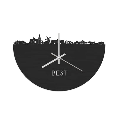 Skyline Clock Best Black