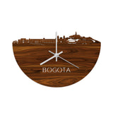 Skyline Klok Bogotá Palissander houten cadeau decoratie relatiegeschenk van WoodWideCities