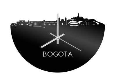Skyline Klok Bogotá Zwart Glanzend