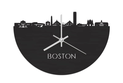 Skyline Clock Boston Black