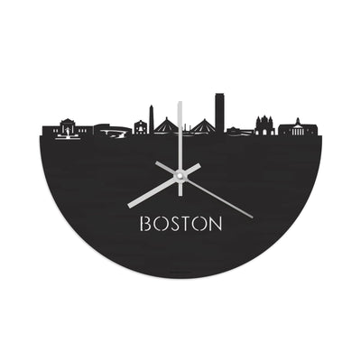 Skyline Clock Boston Black