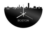 Skyline Klok Boston Zwart Glanzend