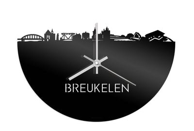 Skyline Clock Breukelen Black Glossy