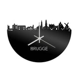 Skyline Klok Brugge Zwart Glanzend