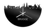Skyline Klok Brugge Zwart Glanzend