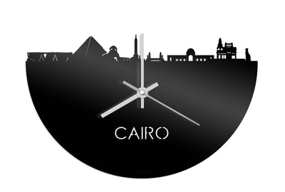 Skyline Klok Cairo Zwart Glanzend