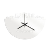 Skyline Klok Charlotte Wit Glanzend