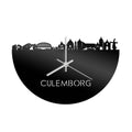 Skyline Clock Culemborg Black Glossy