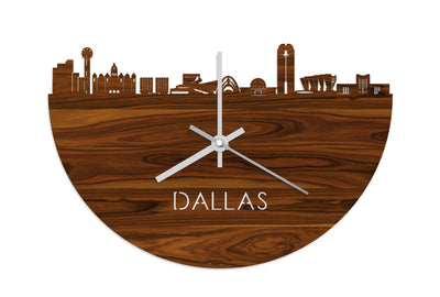 Skyline Clock Dallas Rosewood