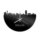Skyline Klok Dallas Zwart Glanzend