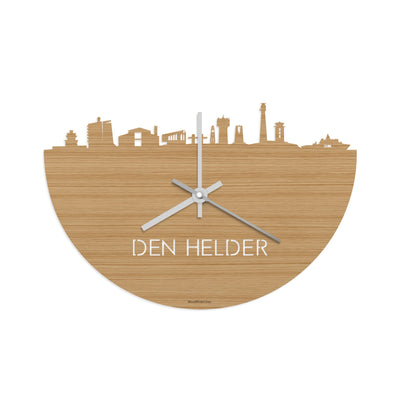 Skyline Clock Den Helder Bamboo