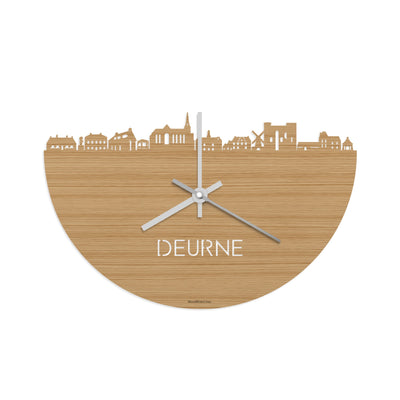 Skyline Clock Deurne Bamboo