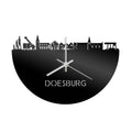 Skyline Clock Doesburg Black Glossy