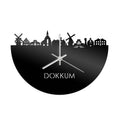 Skyline Clock Dokkum Black Glossy