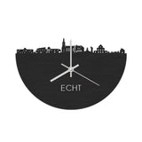 Skyline Klok Echt Black