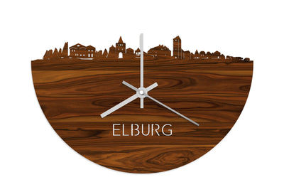 Skyline Clock Elburg Rosewood