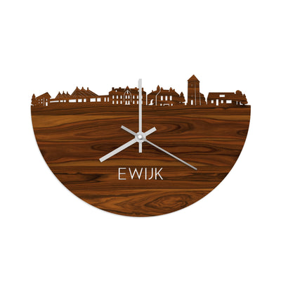 Skyline Clock Ewijk Rosewood