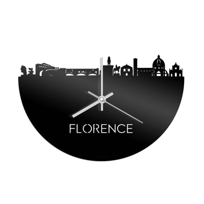 Skyline Clock Florence Black Glossy