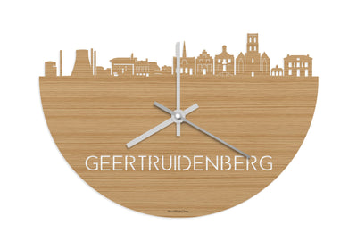 Skyline Clock Geertruidenberg Bamboo