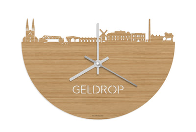 Skyline Clock Geldrop Bamboo