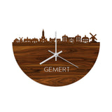 Skyline Klok Gemert Palissander houten cadeau decoratie relatiegeschenk van WoodWideCities