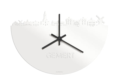 Skyline Clock Gemert White Glossy