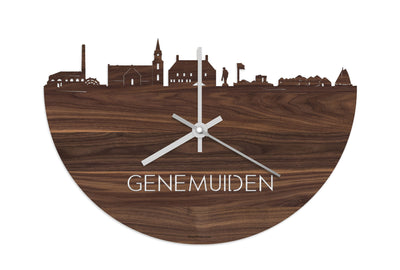 Skyline Clock Genemuiden Walnut