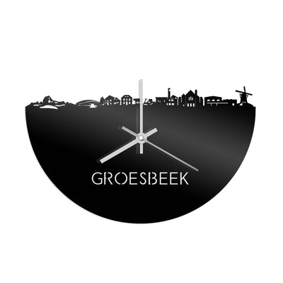 Skyline Klok Groesbeek Zwart Glanzend