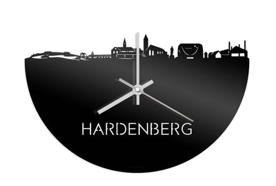 Skyline Clock Hardenberg Black Glossy