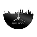 Skyline Clock Harlingen Black Glossy