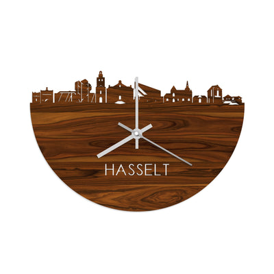 Skyline Clock Hasselt Rosewood