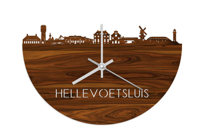 Skyline Clock Hellevoetsluis Rosewood