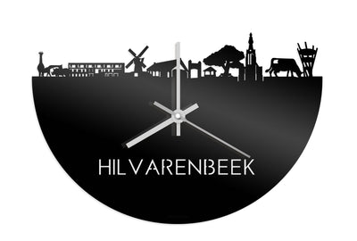 Skyline Klok Hilvarenbeek Zwart Glanzend