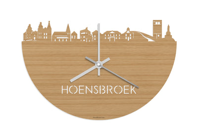 Skyline Clock Hoensbroek Bamboo