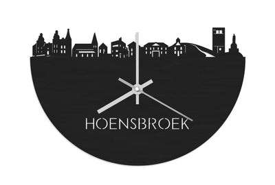 Skyline Clock Hoensbroek Black