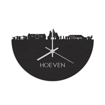 Skyline Clock Hoeven Black