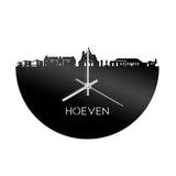 Skyline Klok Hoeven Zwart Glanzend