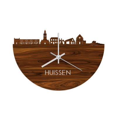 Skyline Clock Huissen Rosewood