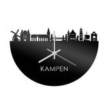 Skyline Klok Kampen Zwart Glanzend