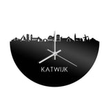 Skyline Klok Katwijk Zwart Glanzend