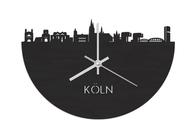 Skyline Clock Cologne Black