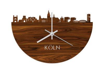 Skyline Clock Cologne Palissander