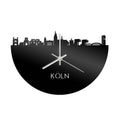 Skyline Clock Cologne Black Glossy