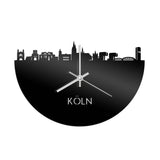 Skyline Klok Köln Zwart Glanzend
