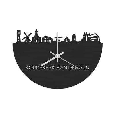 Skyline Clock Koudekerk Aan Den Rijn Black