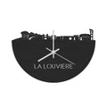 Skyline Clock La Louvière Black